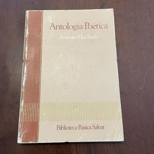 Portada del libro de Antología poética
