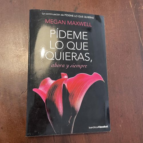 Portada del libro de Pídeme lo que quieras, ahora y siempre