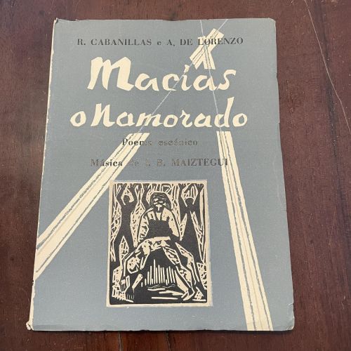 Portada del libro de Macías o namorado (galego)