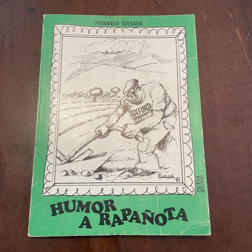 Portada del libro de Humor a rapañota (galego)