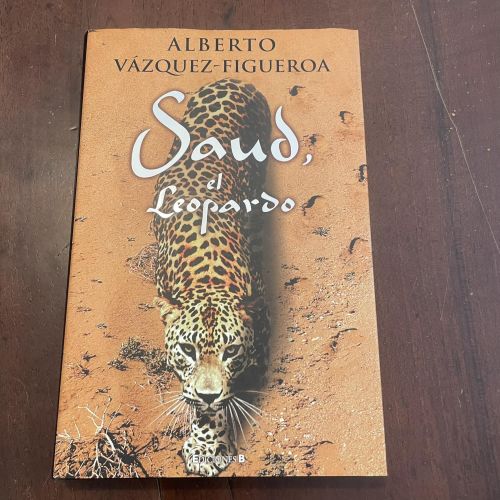 Portada del libro de Saud, el leopardo