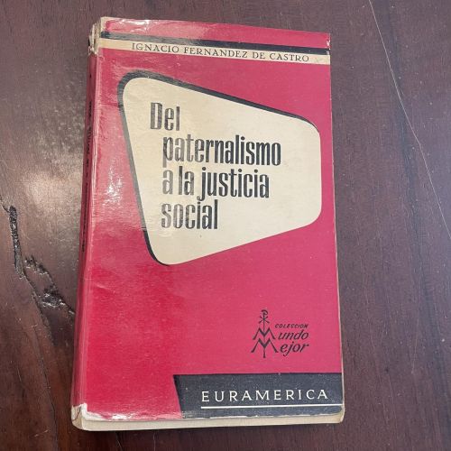 Portada del libro de Del paternalismo a la justicia social