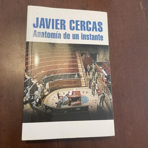 Portada del libro de Anatomía de un instante
