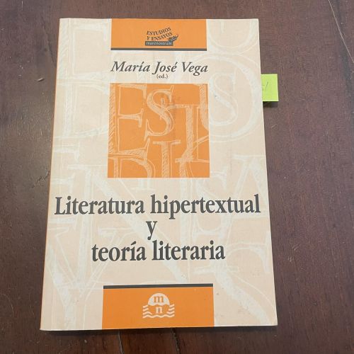 Portada del libro de Literatura hipertextual y teoría literaria