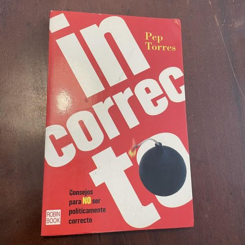 Portada del libro de Incorrecto