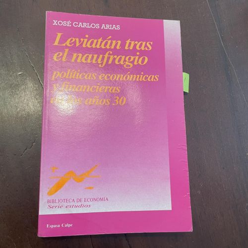 Portada del libro de Leviatán tras el naufragio