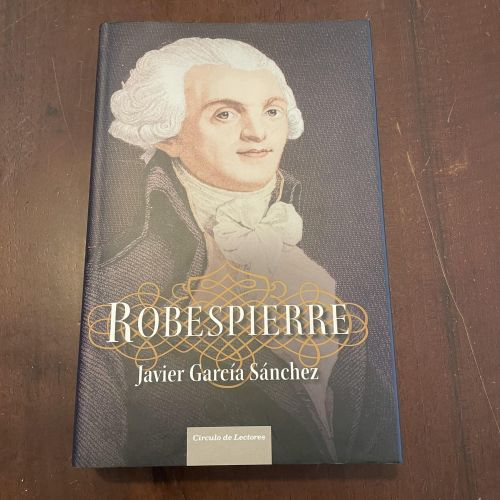 Portada del libro de Robespierre (spanish)