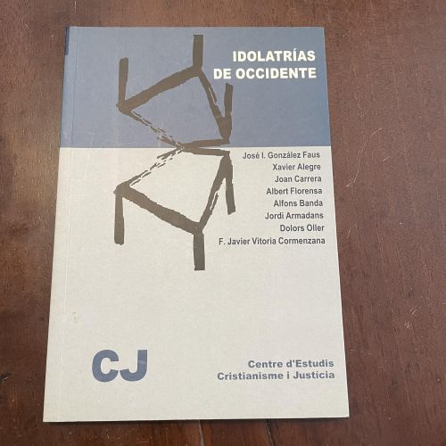 Portada del libro de Idolatrías de occidente