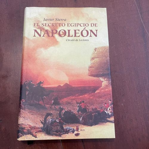 Portada del libro de El secreto egipcio de Napoleón