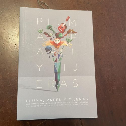 Portada del libro de Pluma, papel y tijeras