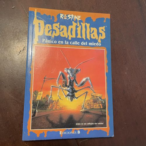 Portada del libro de Pesadillas 35. Pánico en la calle del miedo