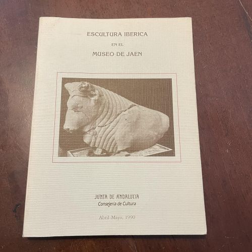 Portada del libro de Escultura ibérica en el Museo de Jaén