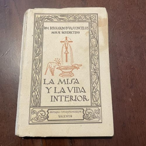 Portada del libro de La misa y la vida interior