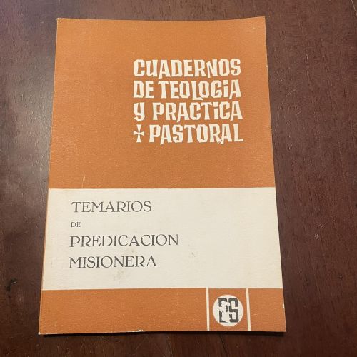 Portada del libro de Temarios de teología y práctica pastoral