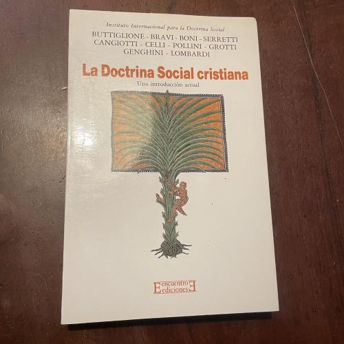 Portada del libro de La doctrina social cristiana