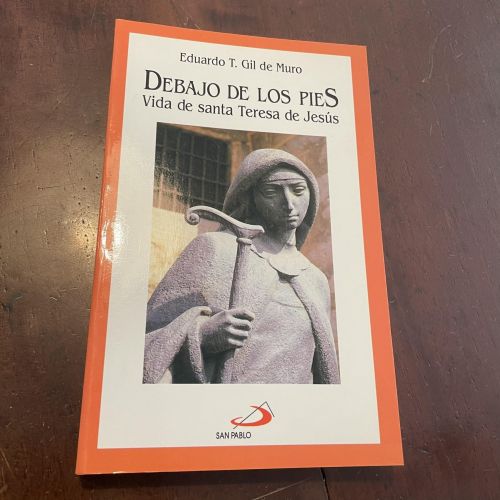 Portada del libro de Debajo de los pies. Vida de santa Teresa de Jesús