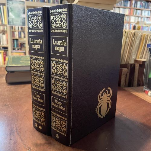 Portada del libro de La araña negra. 2 vols