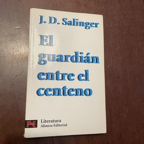 Portada del libro de El guardián entre el centeno