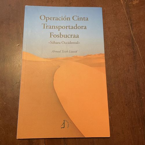 Portada del libro de Operación Cinta Transportadora Fosbucraa Sáhara Occidental