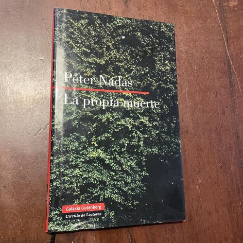 Portada del libro de La propia muerte