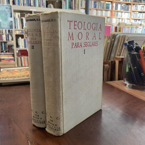 Portada del libro de Teología moral para seglares. 2 vols