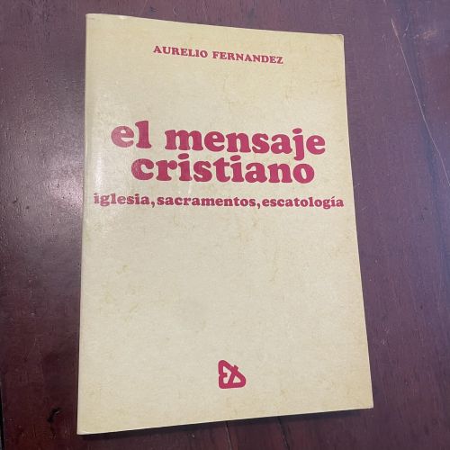 Portada del libro de El mensaje cristiano