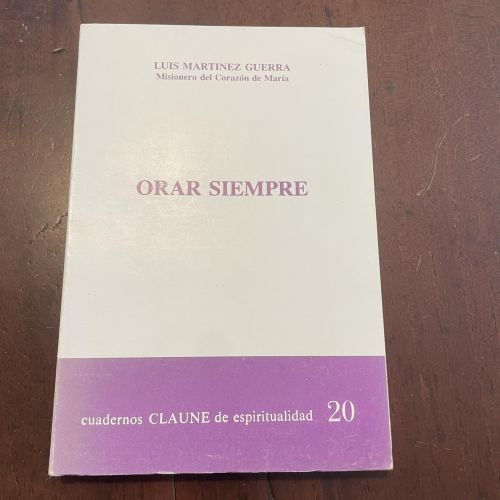 Portada del libro de Orar siempre