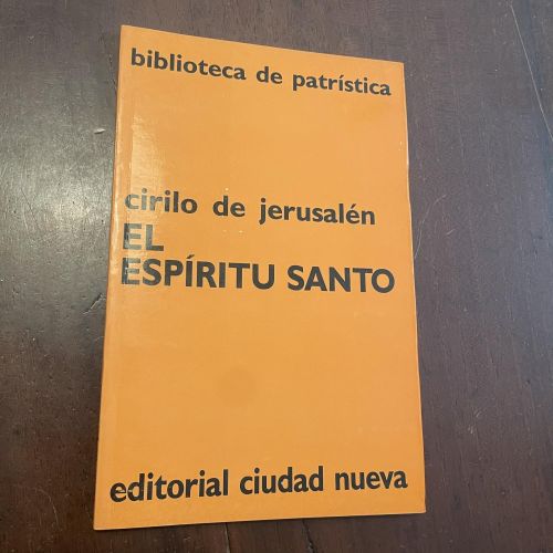 Portada del libro de El espíritu santo