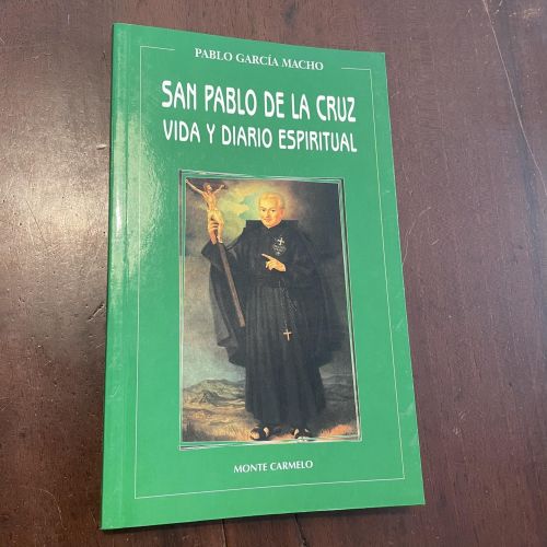 Portada del libro de San Pablo de la Cruz. Vida y diario espiritual
