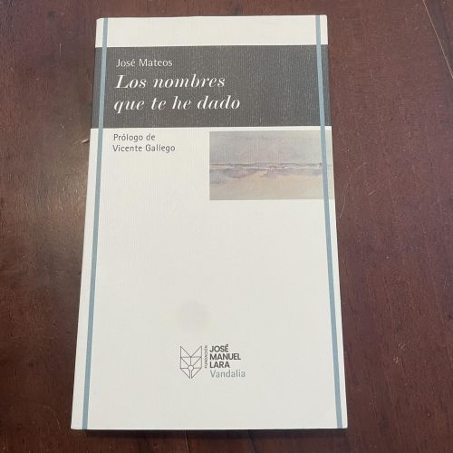 Portada del libro de Los nombres que te he dado