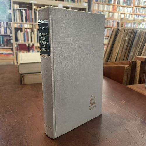 Portada del libro de La presencia real de Cristo en la eucaristía