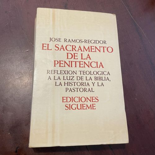 Portada del libro de El sacramento de la penitencia