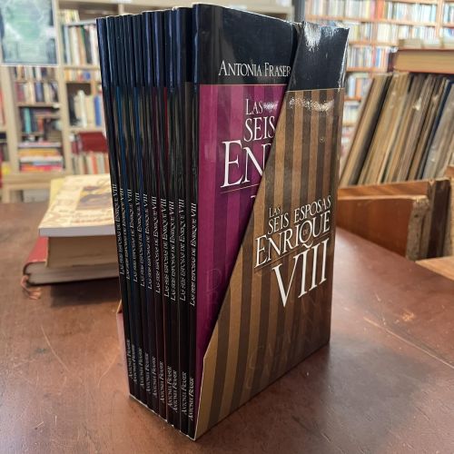 Portada del libro de Las seis esposas de Enrique VIII. 10 vols
