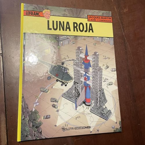 Portada del libro de Luna roja