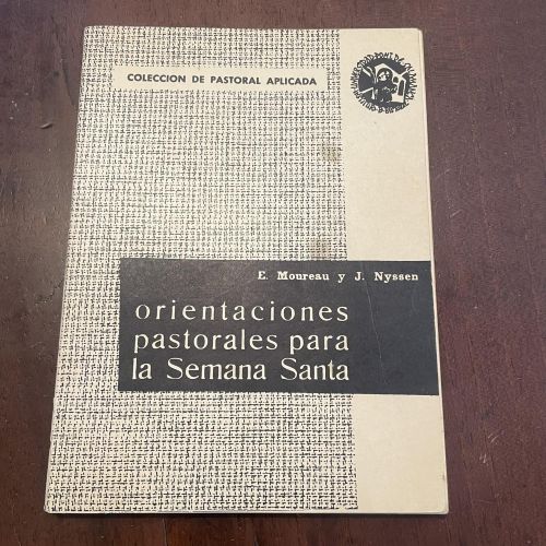Portada del libro de Orientaciones pastorales para la Semana Santa