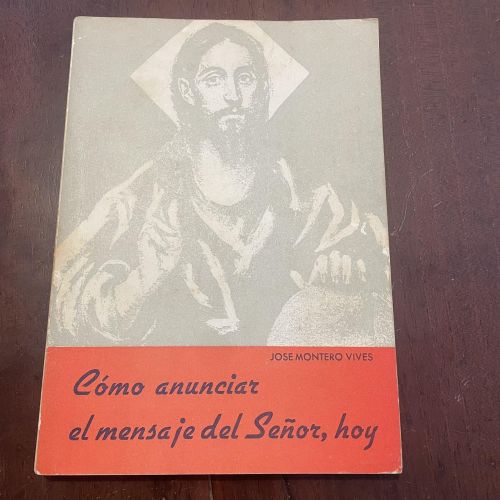 Portada del libro de Cómo anunciar el mensaje del Señor, hoy