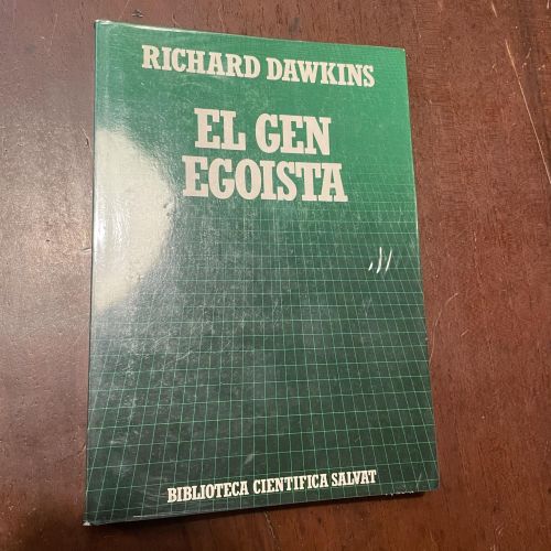 Portada del libro de El gen egoísta