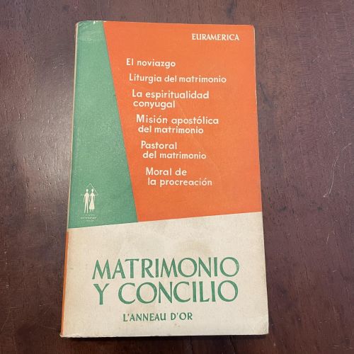 Portada del libro de Matrimonio y concilio