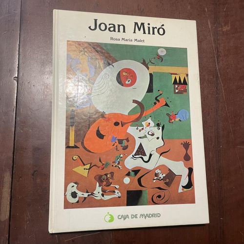 Portada del libro de Joan Miró