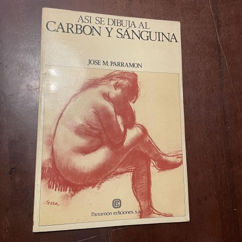 Portada del libro de Así se dibuja al carbón y sanguina