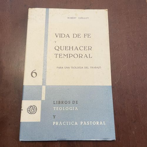 Portada del libro de Vida de fe y quehacer temporal