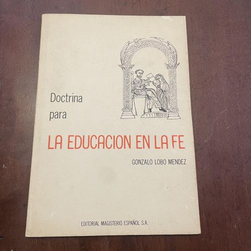 Portada del libro de Doctrina para la educación en la fe
