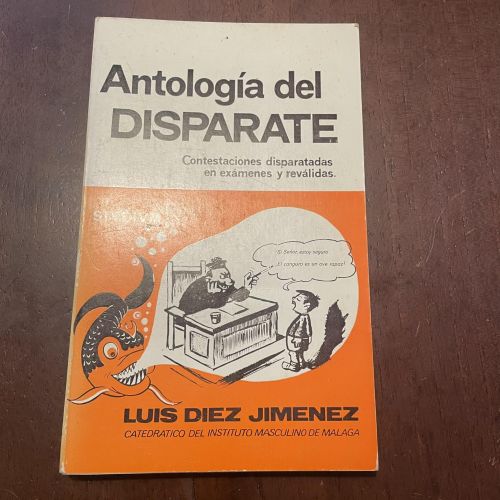 Portada del libro de Antología del disparate