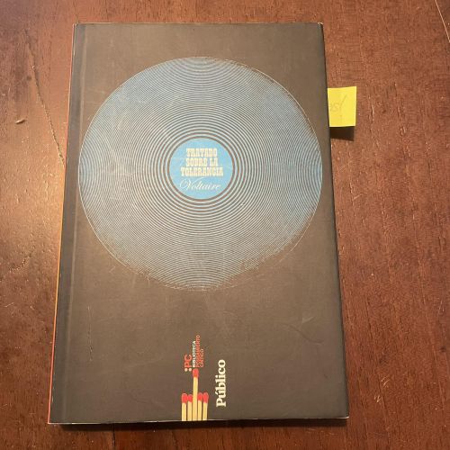 Portada del libro de Tratado sobre la tolerancia