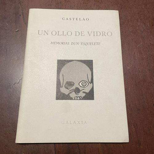 Portada del libro de Un ollo de vidrio (galego)