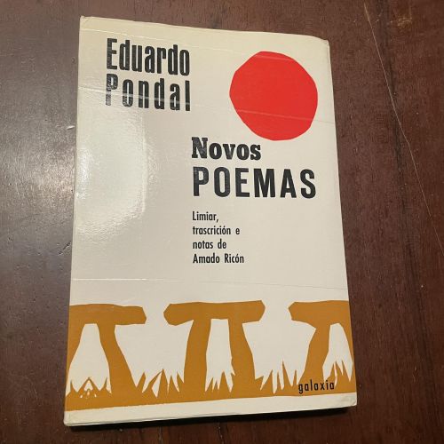 Portada del libro de Novos poemas (galego)