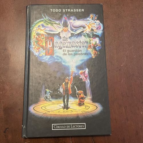 Portada del libro de The Pagemaster. El guardián de las palabras
