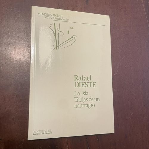 Portada del libro de La isla. tablas de un naufragio