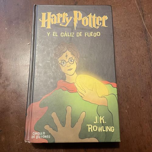 Portada del libro de Harry Potter y el cáliz de fuego