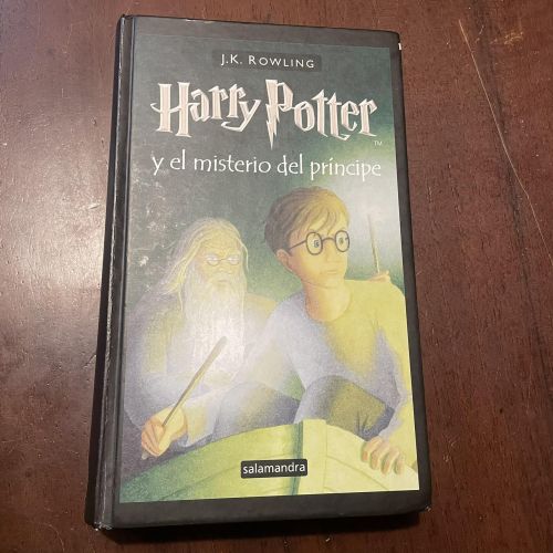 Portada del libro de Harry Potter y el misterio del príncipe